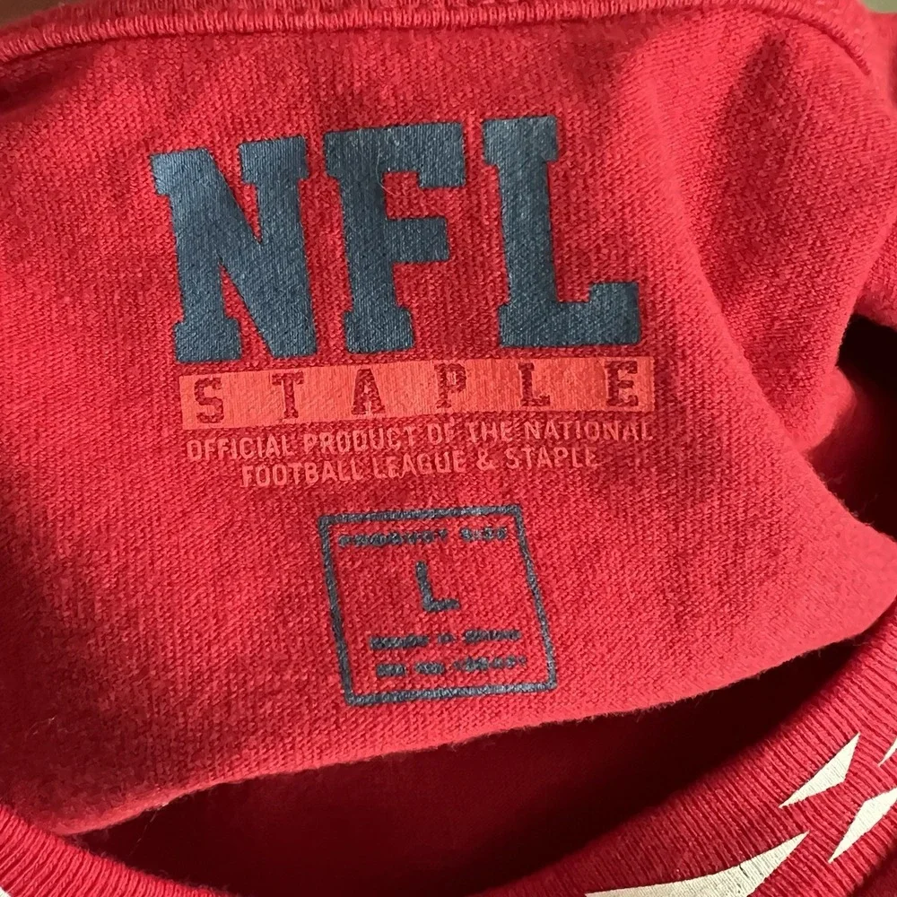 NFL‎ x Staple Red San Francisco 49ers Core Team Shirt Mens Large Red Long Sleeve